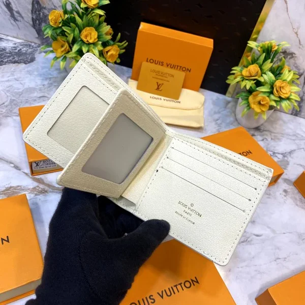 Louis Vuitton Passport Stamp Wallet – Limited Edition Monogram with Globe and Barcode Graphics