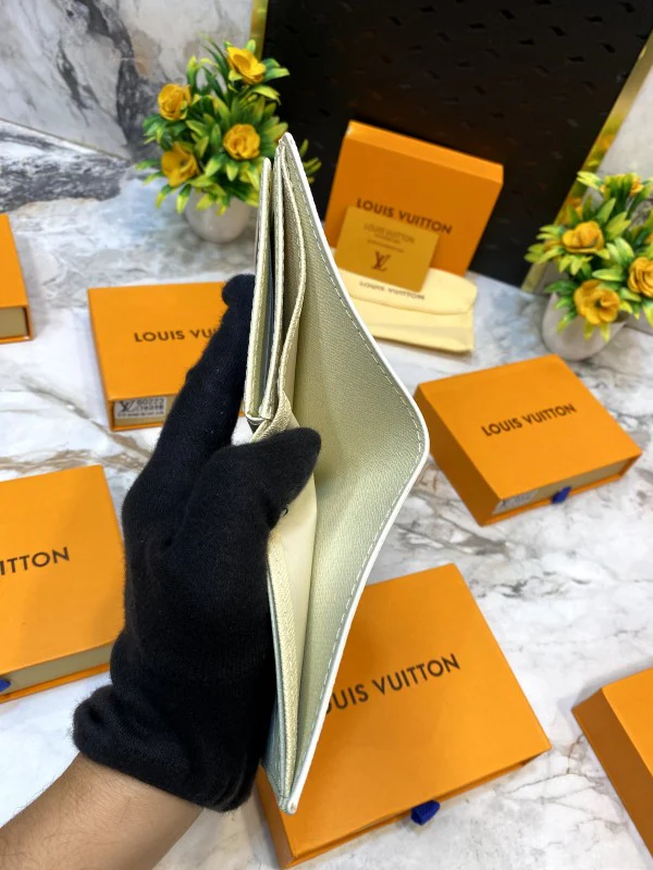 Louis Vuitton Passport Stamp Wallet – Limited Edition Monogram with Globe and Barcode Graphics