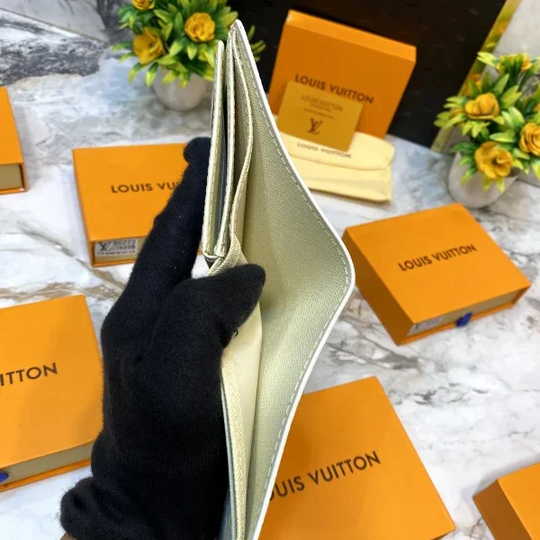 Louis Vuitton Wave Monogram Wallet – Blue Limited Edition Bifold with Box