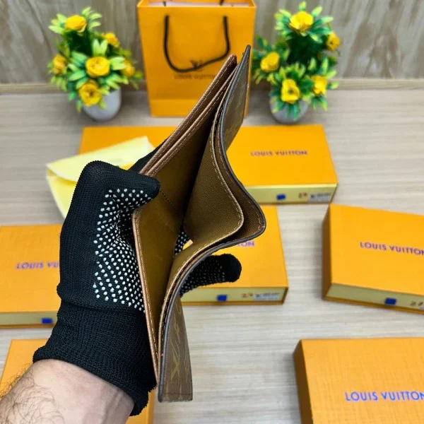 Louis Vuitton Inspired Monogram Bifold Wallet