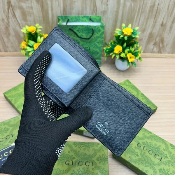 Gucci Inspired Wallet – Snake Print Bifold for Men with Gift Box