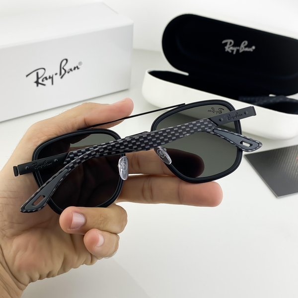 Ray-Ban Sunglasses Square Double Bridge Black