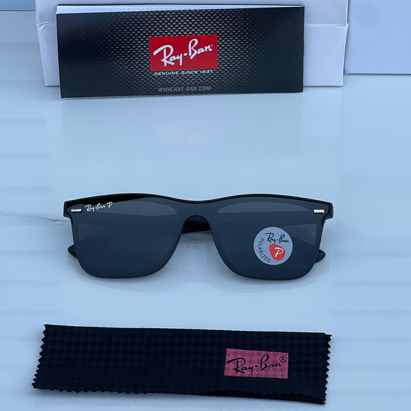 Ray-Ban Polarized Square Black Sunglasses