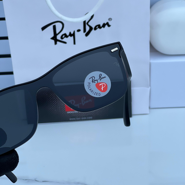 Ray-Ban Polarized Square Black Sunglasses