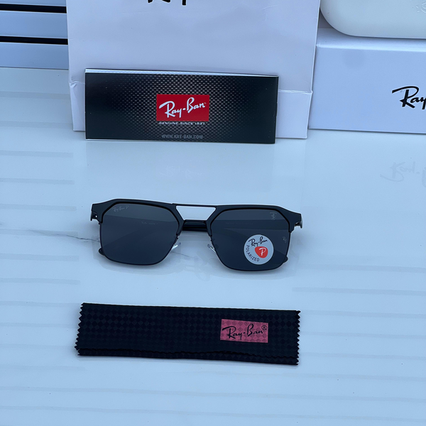 Ray-Ban Clubmaster Black Red Men's Sunglasses