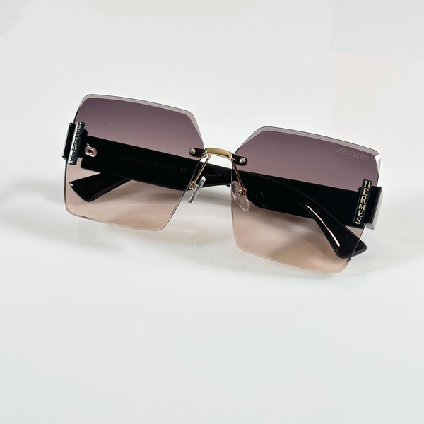 Hermès Sunglasses Oversized Square Black Gradient
