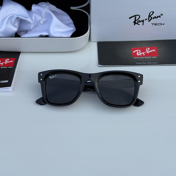 Ray-Ban Sunglasses Wayfarer Black Frame Black Lens