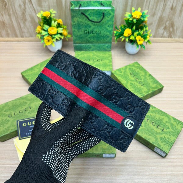 Gucci Inspired Signature GG Leather Wallet